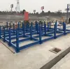 Estanterías para Apilar Varillas de Acero, Plataformas Estándar Tipo Herramienta de Obra para Apilar Varillas de Acero, Estanterías de Almacenamiento de Varillas de Acero, Apilamiento de Varillas de Acero con Viga I