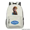 Directo de fábrica Mochila estampada de Frozen mochila de animación para escuela primaria bolsa de dibujos animados con estampado en caliente gran capacidad