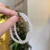 Novo Estilo Chinês Estilo Simples Novo Bracelet de Jade Sintético de Alta Qualidade Duplo Círculo Empilhado Joia Pulseira para Amigos e Melhores Amigas