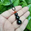 Vários Tipos de Pingentes de Feijão das Quatro Estações com Contas Redondas, Pingentes de Jade Verde Hetian, Jade com Fio de Ouro, Jade Verde Seco, Ágata, Jaspe, Calcedônia, Pingentes de Jade Vermelho do Sul