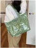 Bolso tote nuevo, personalizado, elegante, simple para mujer con estampado de letras, casual, gran capacidad, simple, adecuado para ir al trabajo, bolso de mano para mujer