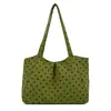 Bolso de Mano Transfronterizo de Lunares de Nicho 2026 Nuevo Bolso de Hombro Versátil de Moda Bolso Tote Clásico Casual Simple
