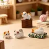Figuritas creativas de gatitos simulados en miniatura para micropaísajes, accesorios decorativos DIY, mini adornos para escritorio del hogar