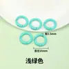 Anillo Abierto de Cierre de Primavera Pintado de Colores Accesorios para Joyería DIY Llavero Cadena para Teléfono Colgador de Bolso Anillo de Resorte