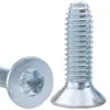 Tornillo de Cabeza Avellanada Phillips de Zinc Azul y Blanco Chapado en Hierro con Rosca Triangular, Tornillo de Cabeza Plana Phillips con Rosca Triangular M2.5M3M4M5M6