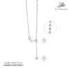 Collar de Plata de Ley S925 Más Vendido Transfronterizo con Cuentas Grabadas Ajustables, Cadena para Clavícula, Joyería de Plata Versátil de Nicho de Lujo Ligero
