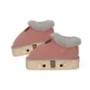 Novos Sapatos de Moxabustão em Camurça com Madeira Sólida para Controle de Fumaça e Cuidados com os Pés com Chama Aberta, Botas de Moxabustão, Botas Quentes de Moxabustão, Atacado do Fabricante
