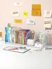 Estante de livros simples prateleira de mesa infantil combinação de prateleiras de livros para mesa de estudante simples moderna uso dormitório pequena estante de livros