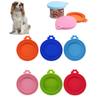 Transfronteiriço três-em-um tampa selada de silicone de grau alimentício pet pode cobrir ração para cães e gatos capa para frescos LOGOTIPO imprimível