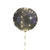 Mango de Tres Secciones Pelota de Olas con Luces Intermitentes Empuje de Piso al Por Mayor Set de Globos Transparentes de Dibujos Animados Emisores de Luz LED Intermitente