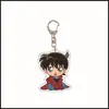 2026 Anime Periférico Detetive Conan Chaveiro Acrílico 2D Plano Pingente de Mochila Escolar