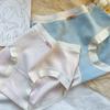 Ropa Interior de Algodón Crema para Mujer Antibacterial Transpirable Cintura Media Algodón para Bebé Dulce Braguitas sin Costuras de Niña Japonesa