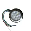 Estoque Disponível de Luzes de Teto para Barco Marítimo 12Vdc LED Iate Aço Inoxidável RGB