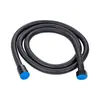 Chuveiro de painel único grande preto superpotente aquecedor de água de banheiro banho chuveiro de água grande conjunto completo