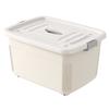 Caja Organizadora de Almacenamiento para el Hogar Caja Organizadora Apilable Caja para Maletero de Coche con Ruedas Plástico Espeso de Gran Capacidad Caja de Almacenamiento