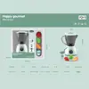 Brinquedos de Casinha de Cozinha, Máquina de Lavar Elétrica Grande, Cozedor de Ovos, Dispensador de Água, Forno, Variedade Educacional com Efeitos de Luz e Som