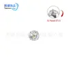 F136 Aleación de Titanio Nuevos Versátiles de Cuatro Garras Base Redonda Aretes Mocha Tachuelas para Hélice Auricular Joyería para Piercing Espiral Interno