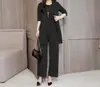 Terno Feminino 2023 Outono e Inverno Nova Moda Estilo Ocidental Ampla Esposa Emagrecimento Moda Grande Tamanho Mulheres Terno de Três Peças