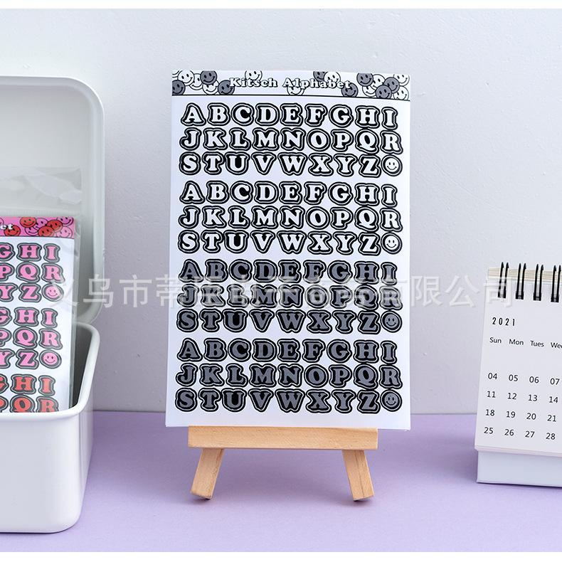 字母数字贴纸