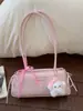 Nova Bolsa de Ombro Texturizada de Alta Qualidade para Outono/Inverno 2025, Simples e Estilosa para o Dia a Dia, Bolsa Baguete Papillon de Nicho