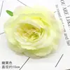 DIY Adorno de Cabeça para Noiva Floresta Simulação Beleza de Fada Grande Flor Rosa Chapéu de Palha Topper Chapéu Flor Decorativa