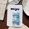 Pinza para el pelo pequeña de encaje de gasa con perlas, estilo coreano, súper de hada, versátil, para primavera y verano, pinza de presión lateral, clip lateral con corazón de niña