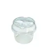 Vaso Desechable de Doble Pared para Leche, Vaso Redondo con Cuchara, Postre de Helado, Gelatina de Helado, Vaso para Yogur, Vaso para Mousse de Gelatina de Leche de Coco
