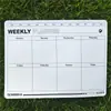 Tablero planificador magnético transfronterizo, calendario magnético, tablero de notas magnético, pegatina de refrigerador escribible, pegatina de notas borrable