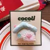 Tecido de Algodão Infantil Coreano Animal Presilha de Cabelo BB para Meninas, Casa de Renda Fofa Urso de Pelúcia Corpo Inteiro Presilha Lateral