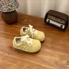 Tênis Esportivo de Gatinho Fofo para Meninas Primavera e Outono Estilo Coreano Menina Bebê Solado Macio Sapatos Casuais Respiráveis Sapatos para Caminhar no Jardim de Infância