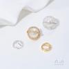 Anillo de Cuentas de Montaje Semiesférico de Planeta con Conservación de Color Oro de 14K Material de Accesorios de Joyería DIY