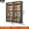 Armário de exposição com porta de vidro para miniaturas, adequado para sala de estar de casa, brinquedos de blind box, modelos Lego, itens decorativos, estante, armário de vinho, uso comercial