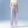 Pantalones Deportivos Nuevos de Verano 2026 Seda de Hielo Frescos Versátiles de Pierna Ancha Pantalones con Protección Solar Pantalones Rectos para Mujer Pantalones Largos Casuales Mujer