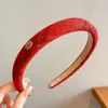 Diadema Festiva Roja de Año Nuevo de Ala Ancha para Mujer, Diadema de Parte Superior Alta para Uso Diario, Lavado de Cara, Pinza para el Cabello, Accesorios para el Cabello al por Mayor