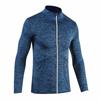 Chamarra Deportiva de Baloncesto para Hombre, Cuello Alto, Chaqueta con Cremallera de Secado Rápido para Correr al Aire Libre, Chaqueta Deportiva Transpirable de Secado Rápido para Hombre
