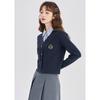 Suéter de Punto Falso de Dos Piezas Estilo Nuevo Otoño/Invierno 2026 para Mujer, Nuevo Diseño de Moda Británica Academy para Mujer Top Chaqueta