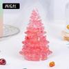 Árbol de Navidad de Cristal Natural Árbol de la Suerte Grava de Cristal de Colores Pegamento Decoración Navideña Decoración de Regalo Adornos
