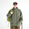 Chaqueta Softshell de una Sola Capa para Mujer, Chaqueta Fina Impermeable y Cortavientos para Primavera y Otoño, Ropa de Trabajo para Actividades de Team Building al Aire Libre para Hombres, Personalizable