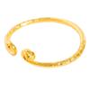 Tienda de oro con oro arena 24K oro brillante mito negro nube auspiciosa brazalete hechizo aro gran sabio regreso rey mono brazalete abierto