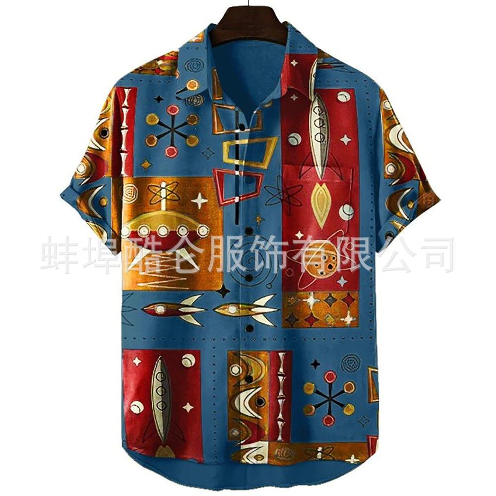 Hawaiian-Shirts-Rocket-Print-C
