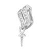 Hebilla Colgante de Plata de Ley S925 Jade Cera de Abeja Ámbar Cuenta Hebilla Colgante Hebilla de Pin 8-12 Cuentas Hebilla de Pin
