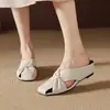 Pantuflas Birkenstock de punta cerrada y suela fina 2026 nuevo verano suela blanda retro slip-on sandalias caladas zapatos casuales para mujer