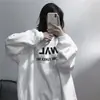 Sudadera Cec Súper Popular de Primavera y Otoño para Mujer, Versión Coreana Chaqueta Fina con Capucha Oversize, Top Holgado de Estudiante de Moda