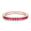 Anillo Europeo y Americano Transfronterizo de Plata S925 para Mujer Anillo de Fila de Plata de Ley Anillo de Plata de Fila para Mujer Diamante de Fila Grande Circonita