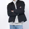 Chaqueta de solapa de lona lavada transfronteriza, chaqueta corta de béisbol moderna para hombre de primavera/otoño, chaqueta de trabajo estilo americano Detroit