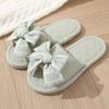 Pantufas com Laços, Novas Pantufas com Sola de Tecido, Silenciosas, Absorventes de Suor, Respiráveis, Pantufas Nutritivas para os Pés, Pantufas Populares para Casa