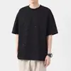 Camiseta de Manga Corta Cielo Estrellado Estilo Americano Holgada Aliento de Bebé Nuevo 2025 Top Casual Camisa Base de Verano Diseño de Moda