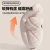 Pantuflas de algodón con suela suave para mujer, nuevo modelo otoño e invierno 2025, pantuflas de algodón cálido de felpa para el hogar, para parejas, para hombre