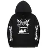 Moletom com Capuz Gráfico de Algodão Tamanho Europeu Transfronteiriço Edição Limitada Mayhem Deathcrush