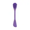Escova de máscara facial de silicone de cabeça dupla para limpeza de poros escova facial máscara de lama tipo mancha máscara facial stick blackhead dupla face escova de lavagem do nariz